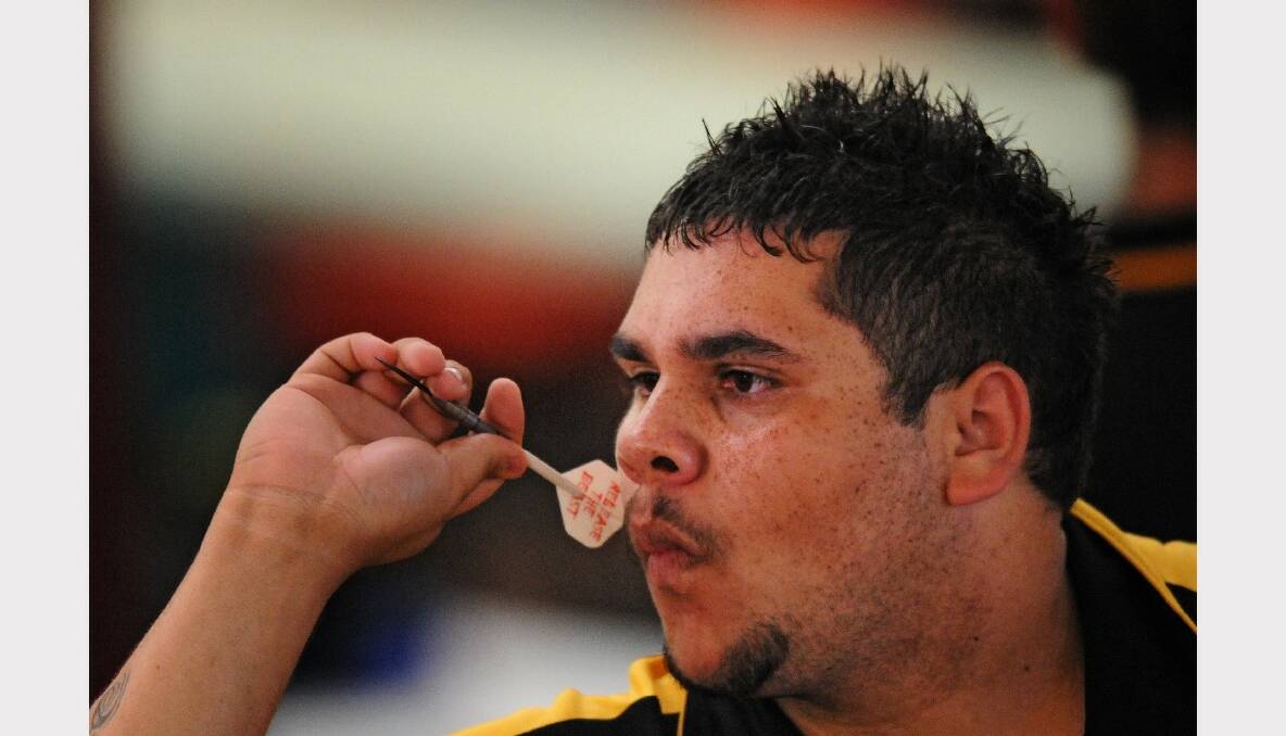OUTSTANDING: Collie dart player Conan Ugle has won the Australian under 25s championship. Ugle was the stand out performer at the National titles contested in Launceston. 