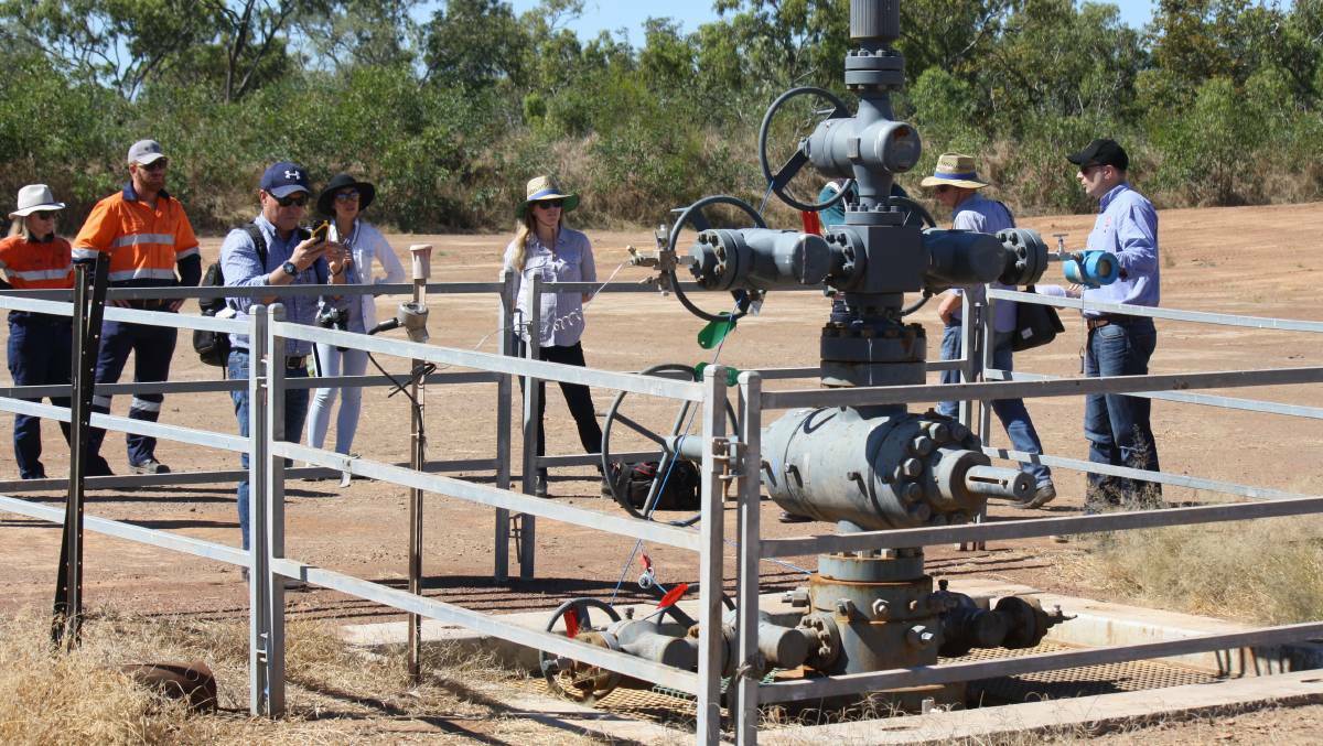 A shale gas test well in the Beetaloo, previously cattle country at best.