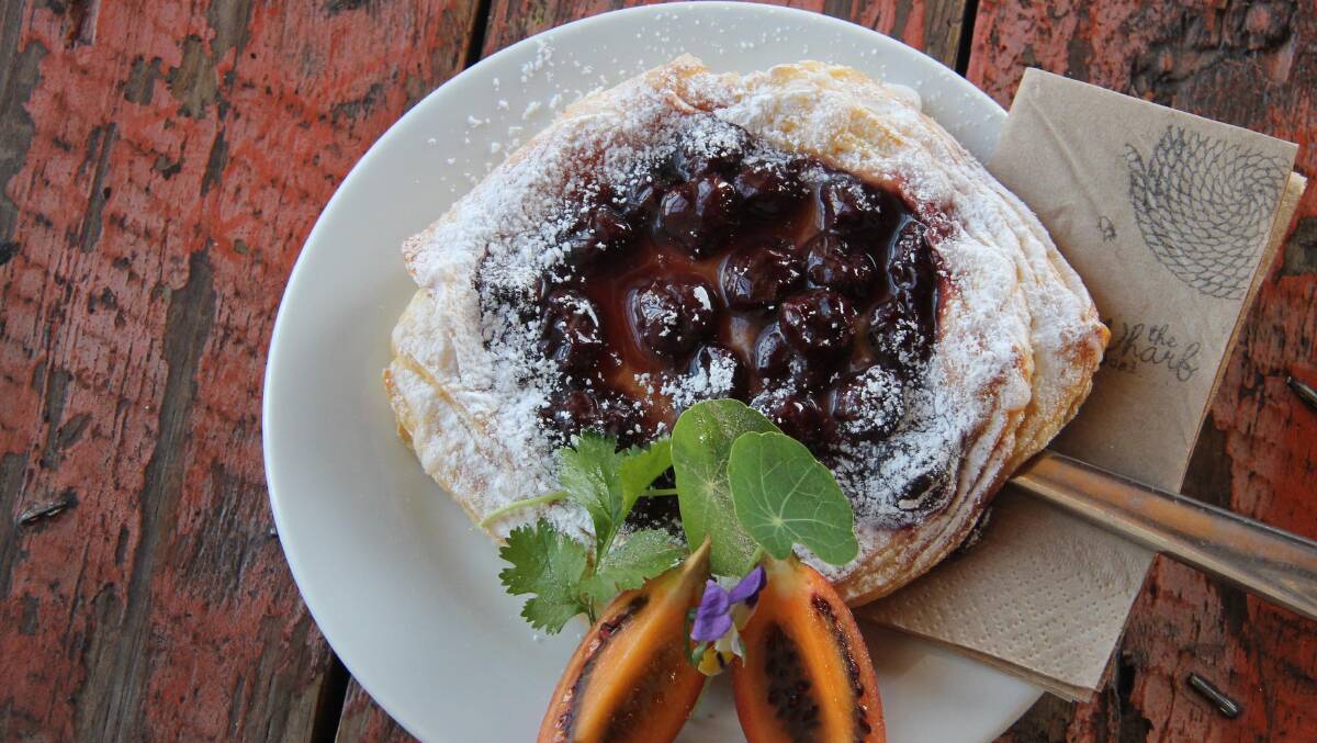 A delicious pastry at The Wharf Locavore. 