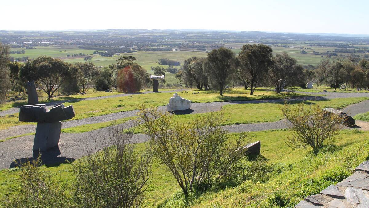 Putting the Barossa into perspective … the vista from Menglers Hill.