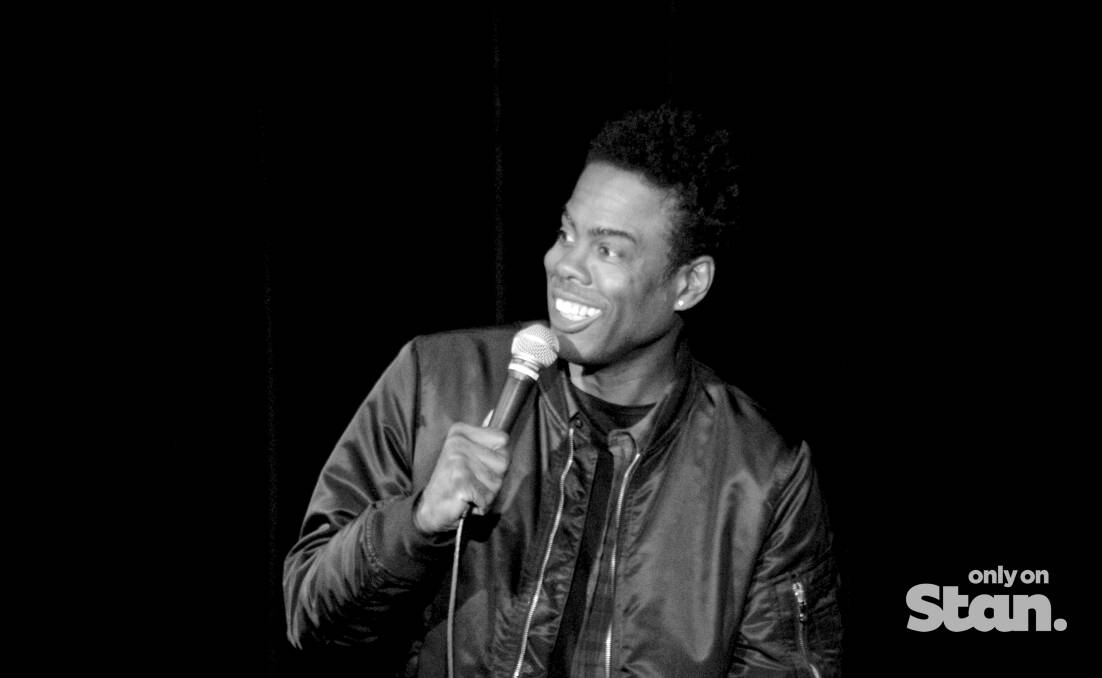 FUNNY MAN: Chris Rock in The Comedy Store.