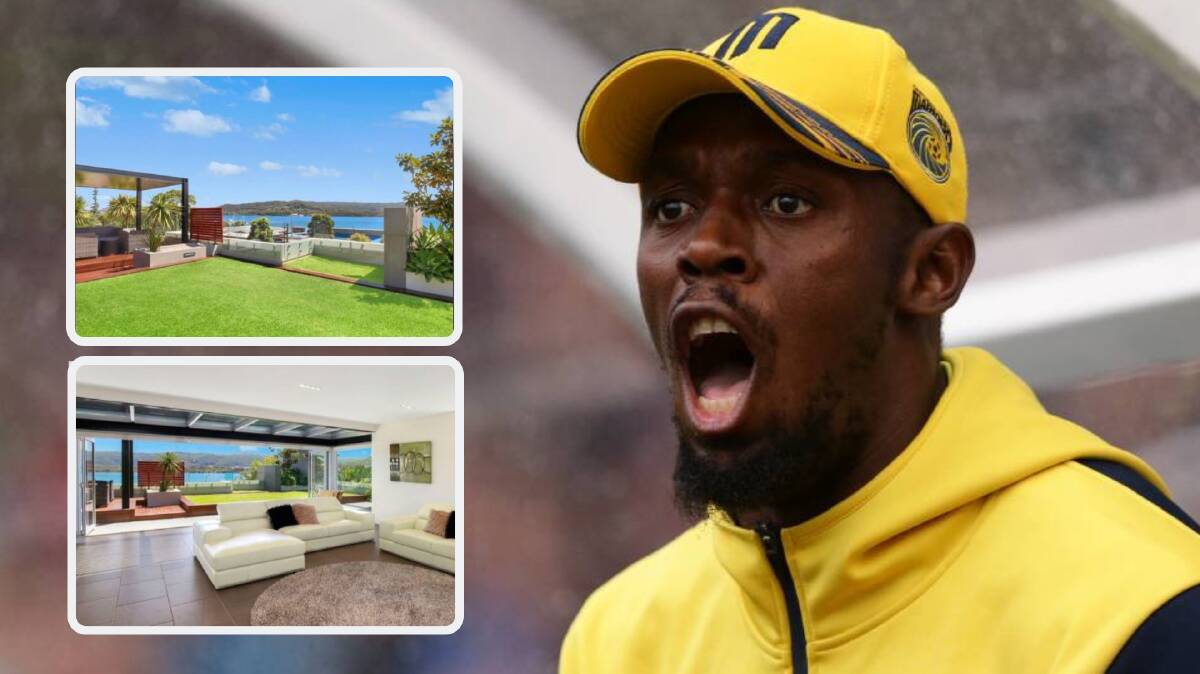 Usain Bolt's NSW Central Coast apartment is a waterfront affair.
