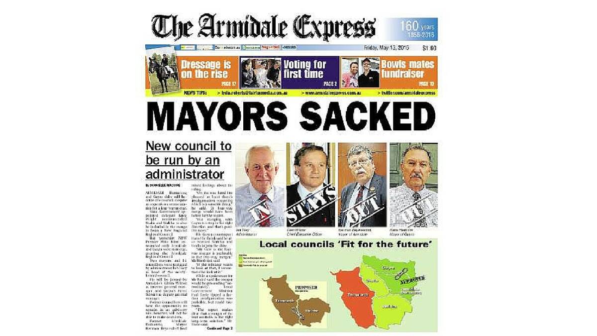 CLICK here: The new-look Armidale council