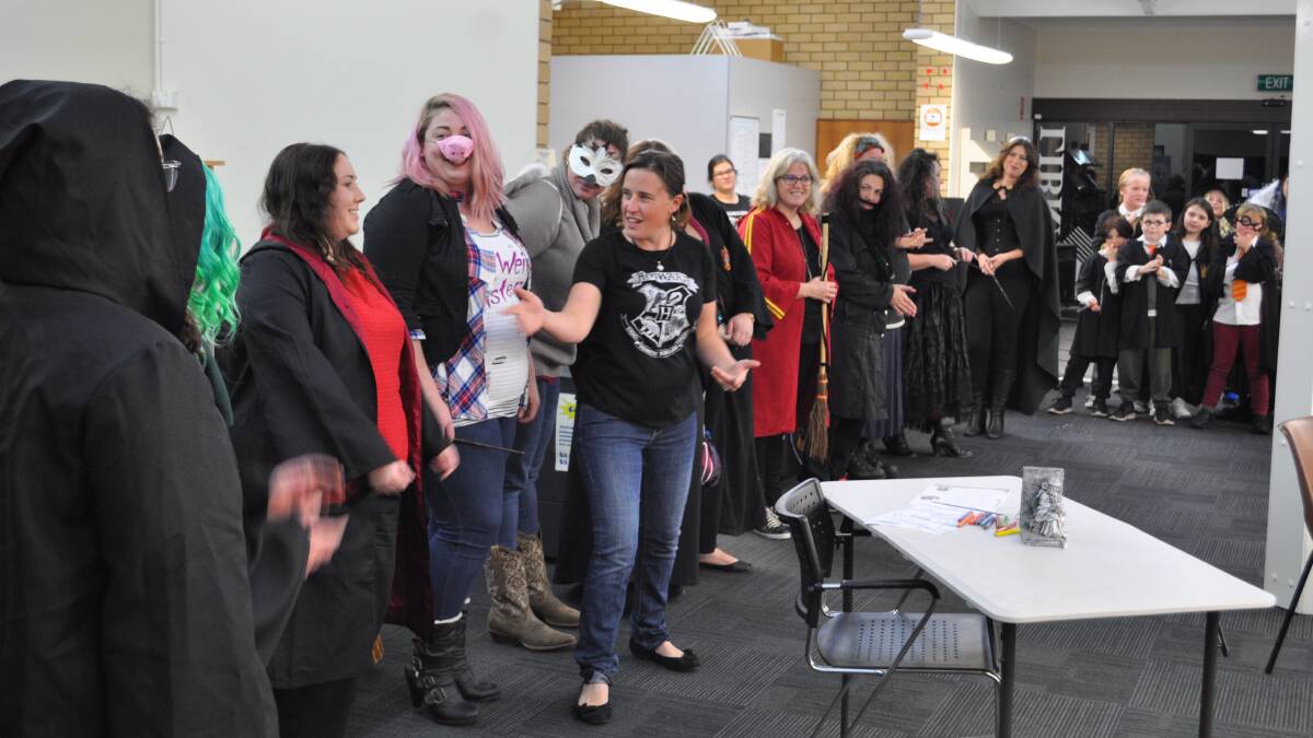 Collie Public Library holds Harry Potter-themed quiz night during the school holidays. Photos: Thomas Munday. 
