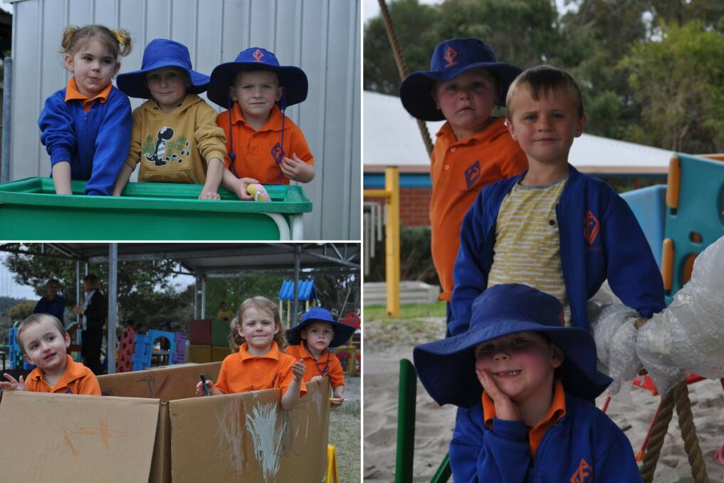 The great outdoors: Fairview Primary School's kindy class spent Thursday, September 7 outside as part of National Outdoor Activity Day. Photos: Thomas Munday. 