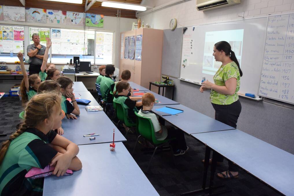 Allanson Primary School Students engage in science-based activities on Thursday, March 16. 