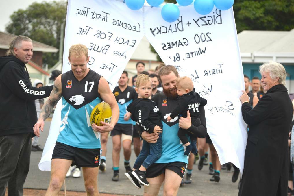 On the field: The Collie Eagles Football Club's league side notched up eight wins from 18 games in 2019. Photo: Collie Mail. 