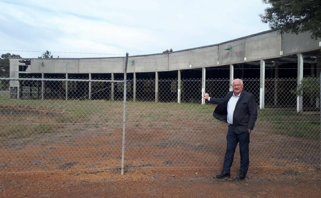 Looking ahead to the future: Collie-Preston MLA Mick Murray at the Collie Roundhouse. Photo: Supplied. 