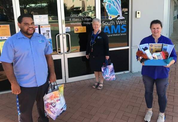 The South West Aboriginal Medical Service is delivering information, activities and essential items packs to at risk Aboriginal Elders in the community. SWAMS can be contacted on SWAMS can be contacted on 9726 6000 or the toll free number 1800 779 000. Image supplied.