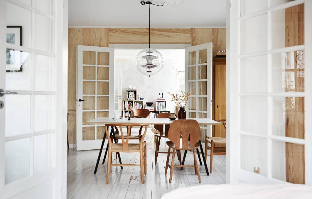 FABULOUS FLOOR: Timber floorboards are an effective way of introducing an element of nature into a large area within the home. Photo: Mia Mortensen.   