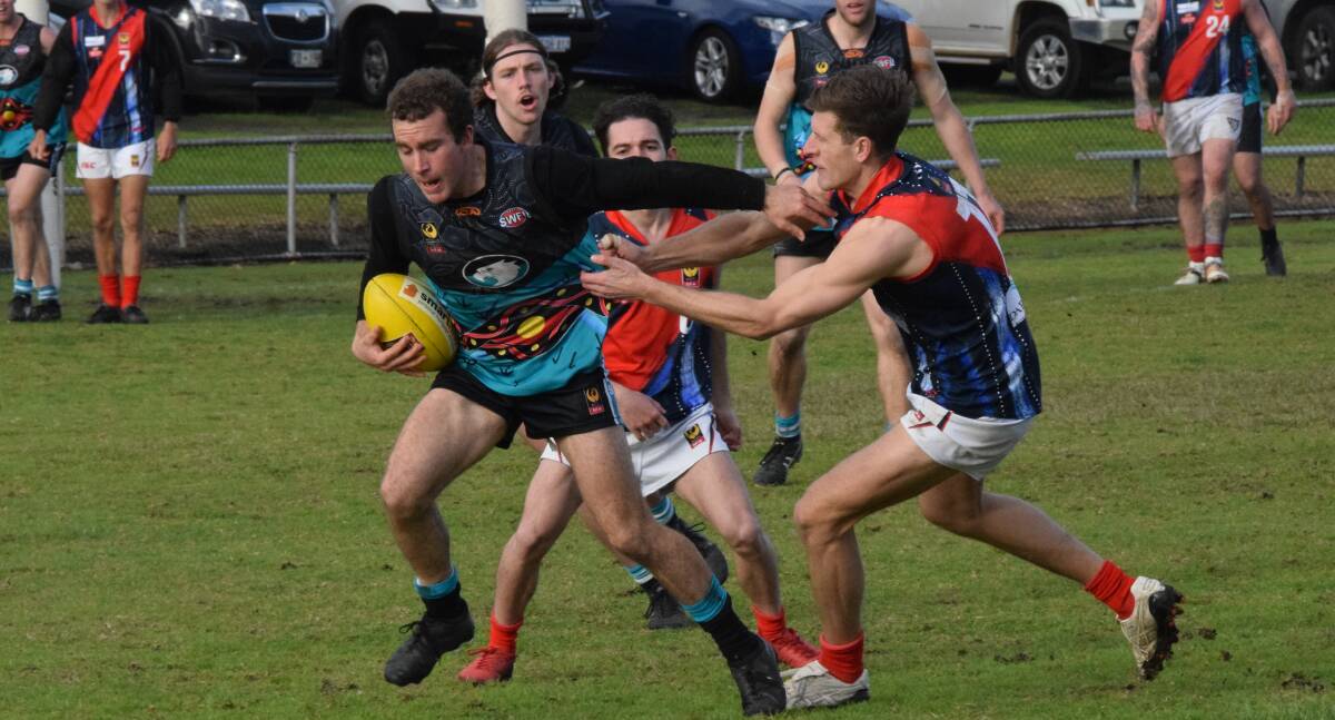 Collie will hoping to carry the momentum from its win over Carey Park into this weekend's game against Harvey. Photo: Ashley Bolt.