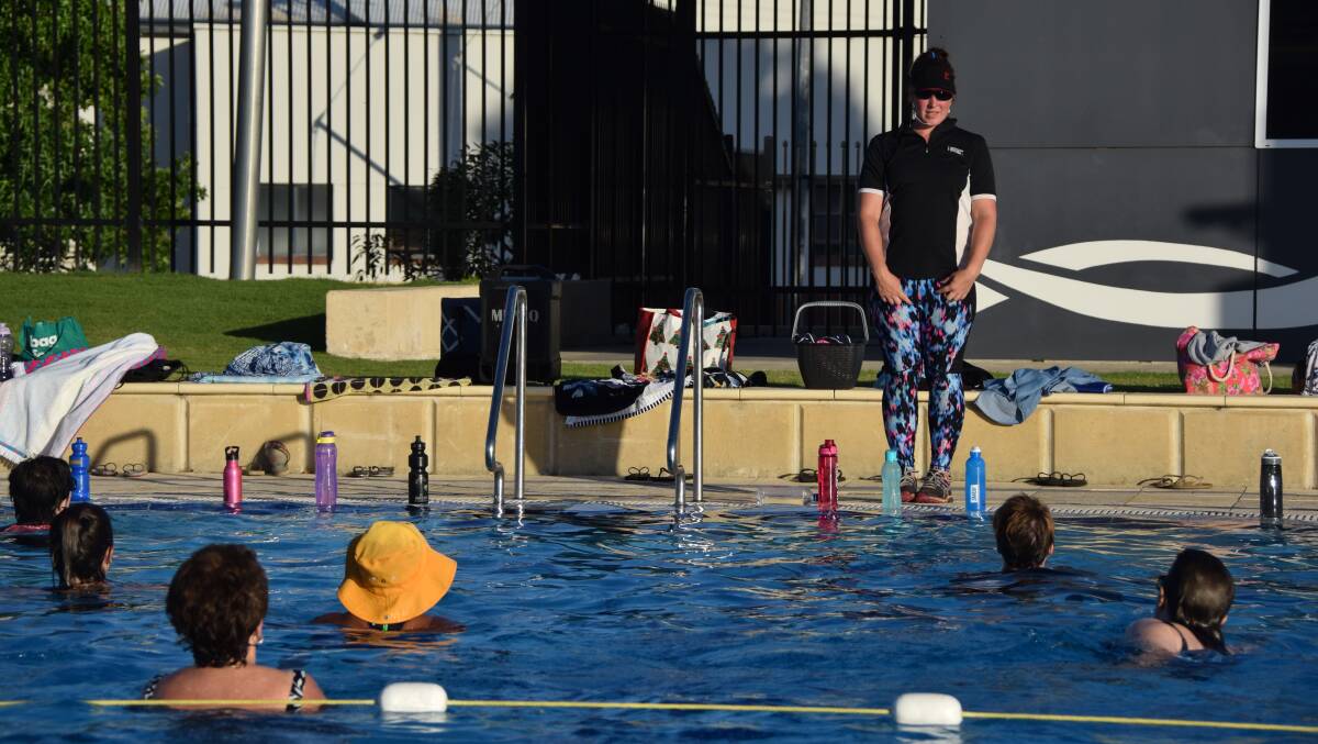 Danielle Pesci is hoping to break the stigma of aquafitness being an 'old person' activity as she takes over as the Collie Mineworkers Memorial Pool's aquafitness instructor for 2019. Photo: Ashley Bolt