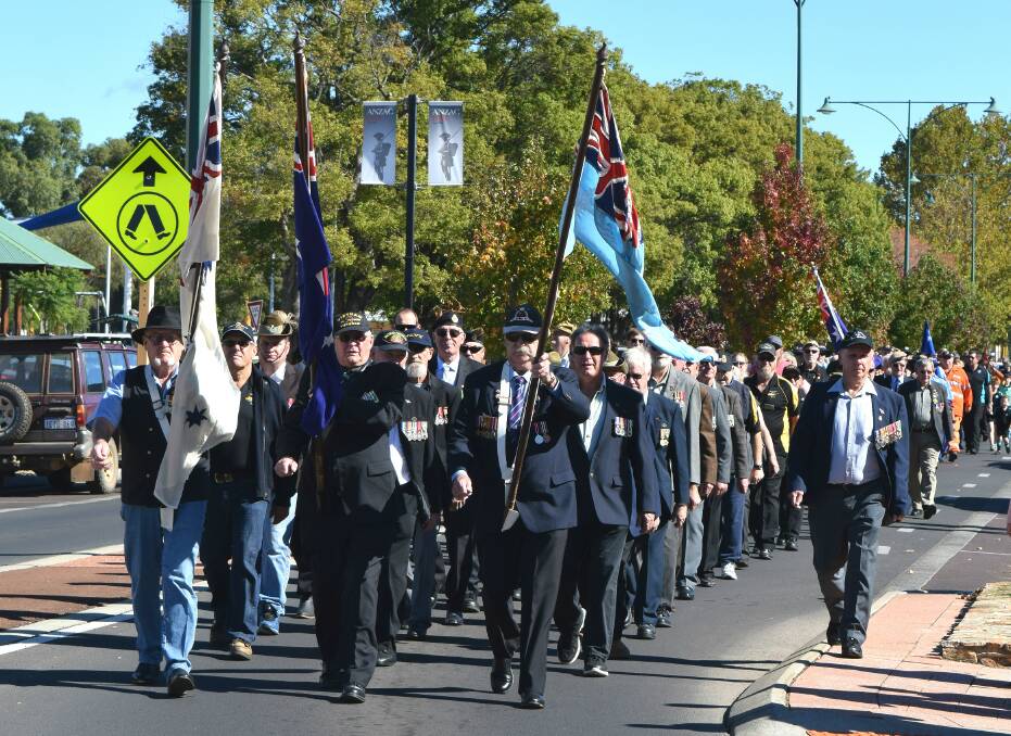 The annual ANZAC Day parade will leave from the Coles carpark at 10.30am ahead of the 11am service in Soldiers Park.