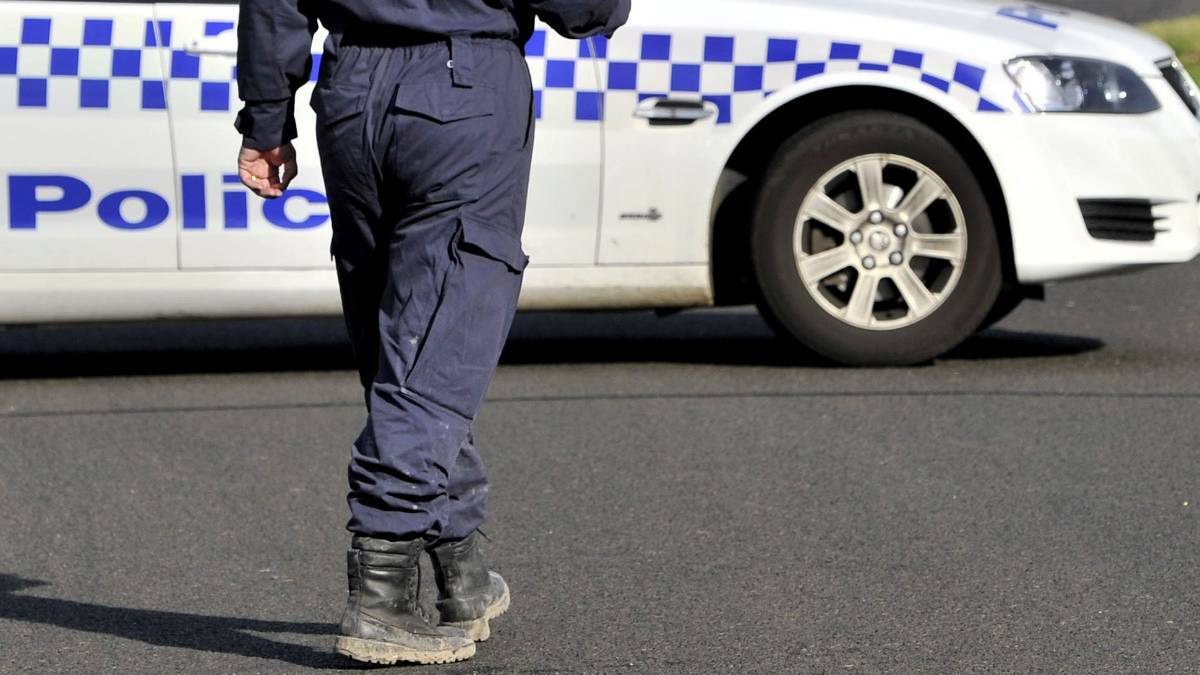 A man was assaulted in Soldiers Park after confronting a group of people he believed had thrown a rock at his car.