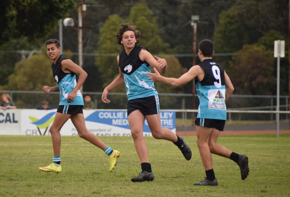 The Collie Eagles Year 10 team continued its season with a 25-point finals win over Harvey-Brunswick-Leschenault on Saturday. Photo: Ashley Bolt