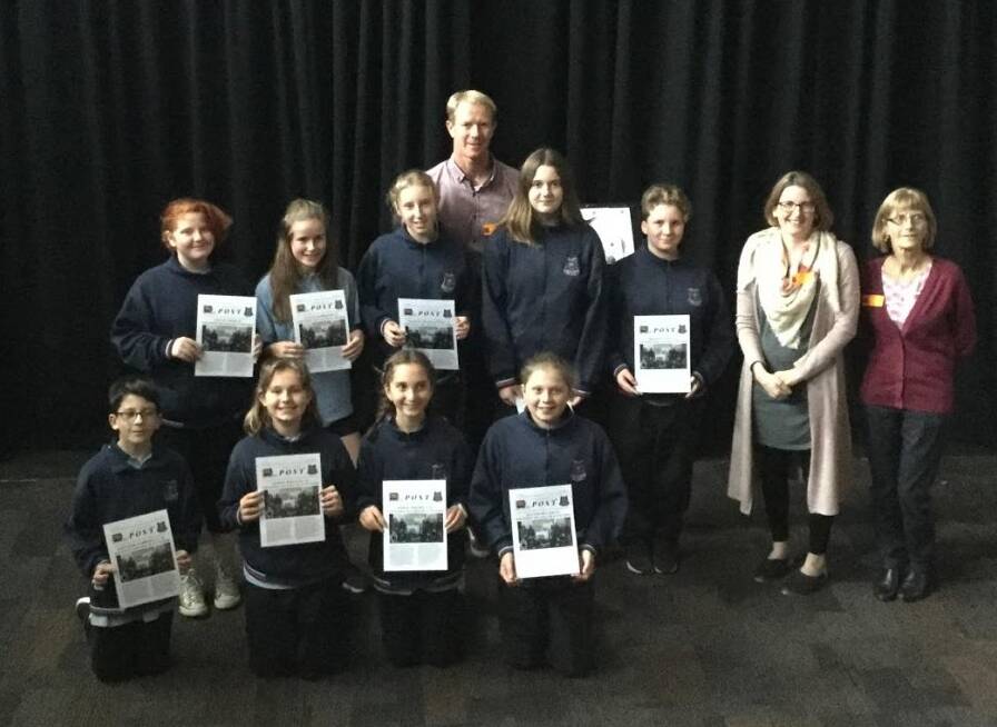 Year 7 students at Collie Senior High School came up with four new business ideas as part of a Be Your Own Boss program. Photo: supplied