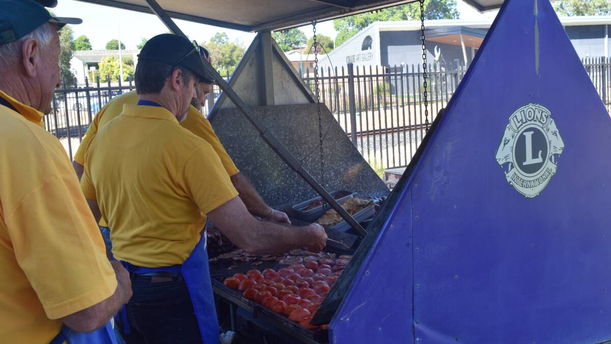 The Lions Club will back again this year cooking breakfast after the annual citizen of the year awards on Australia Day.