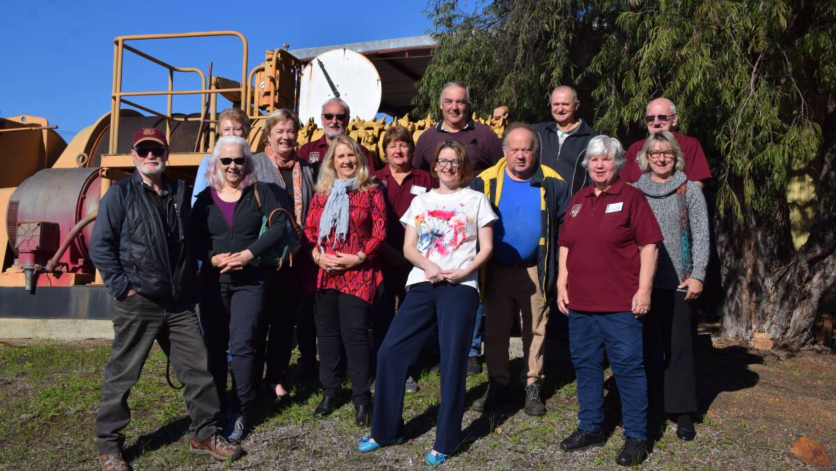Tidy Towns judges Peter and Ronnie Ashton had the opportunity to speak to members of the shire and local community groups during their visit to the Coalfields Museum. Photo: Ashley Bolt