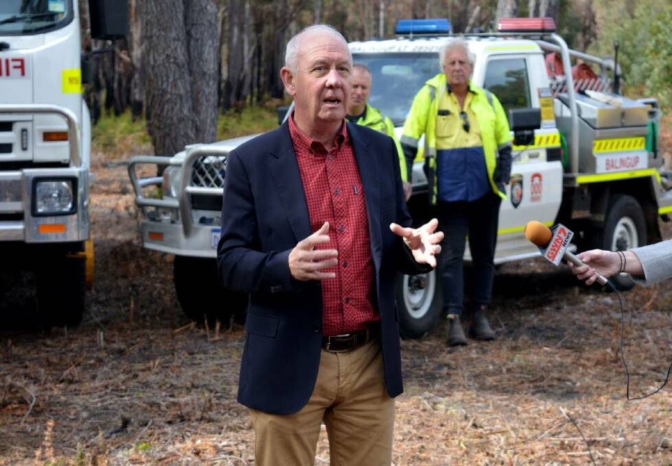 Emergency Services minister Fran Logan announced the funding in Balingup last week. Photo supplied.