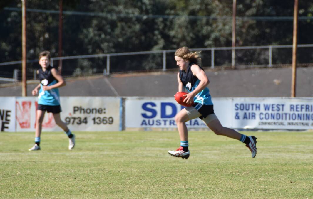 The year 8 team picked up its first win last weekend against the Eaton Eagles. Photo: Ashley Bolt