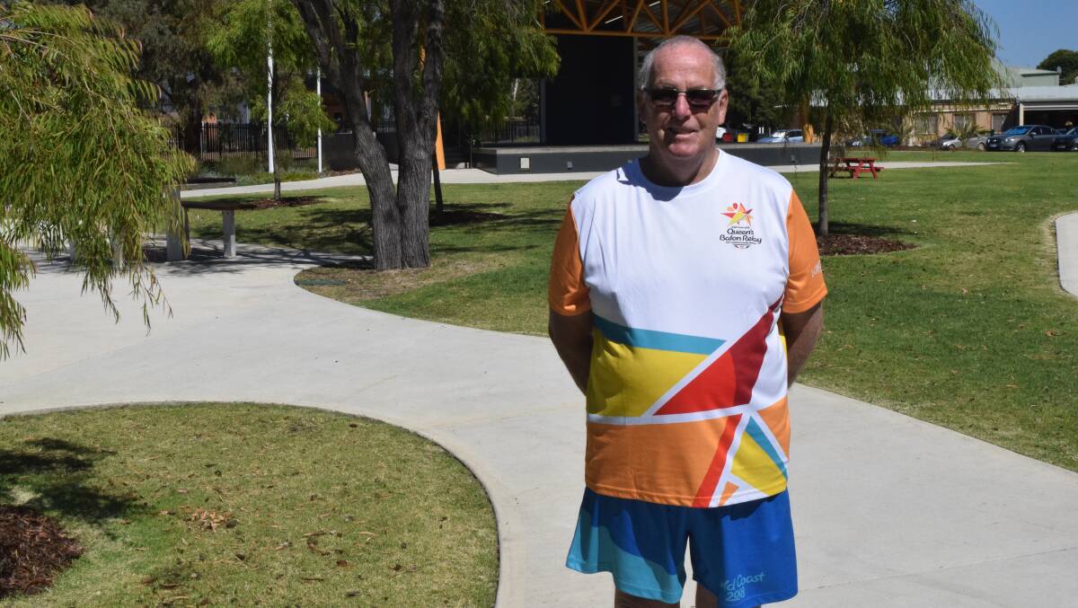 Tony Briggs was the only person from Collie selected for the Queen's Baton Relay. Photo by Ashley Bolt.