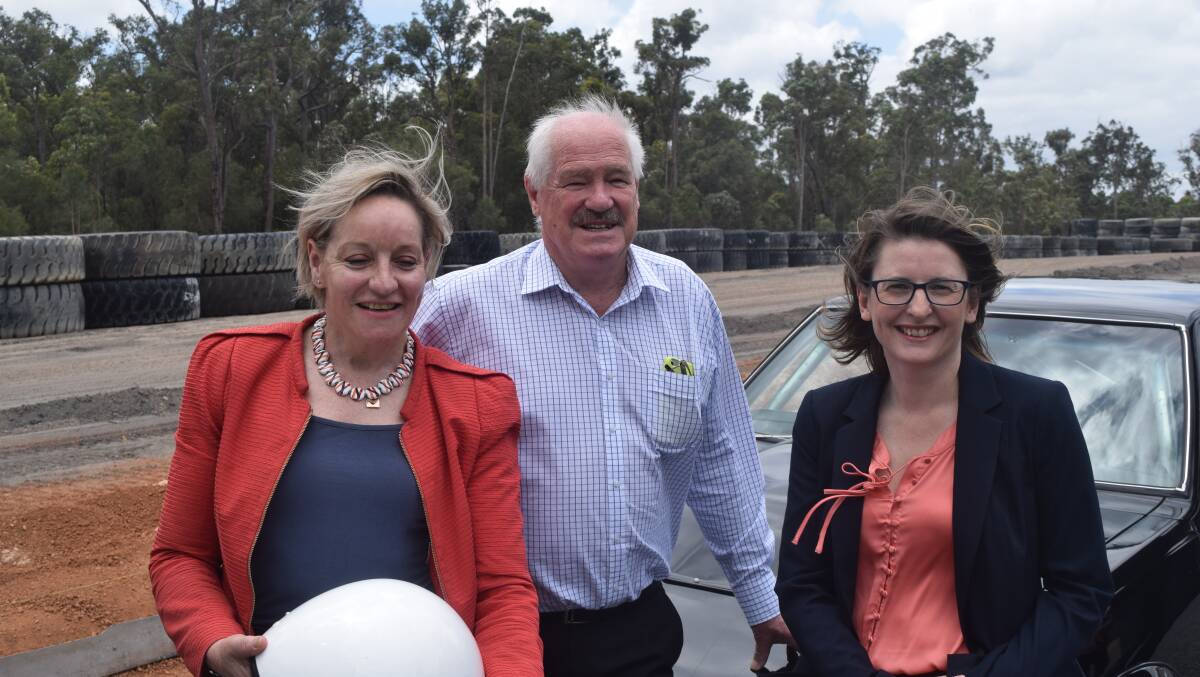 Minister for Regional Development Alannah MacTiernan, Minister for Sport and Recreation Mick Murray and Shire of Collie president Sarah Stanley announced the funding.