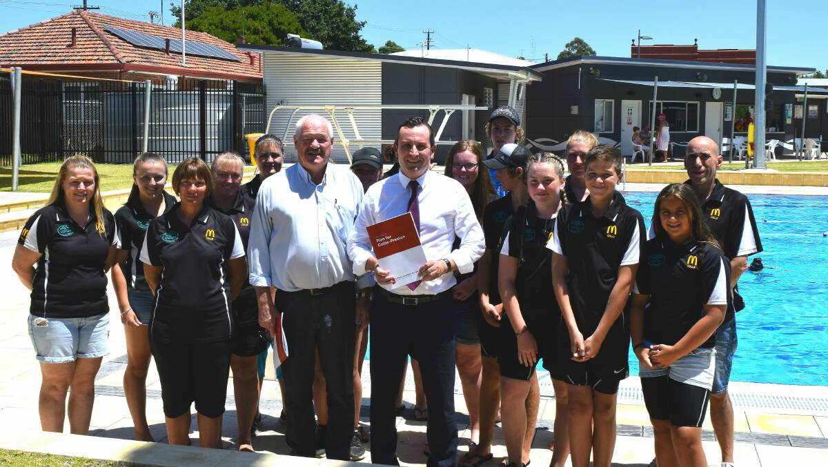 Upgrades: The Mineworkers Memorial Swimming Pool will receive $2 million towards the construction of a 25-metre indoor pool under Labor. Photo: Shannon Wood.