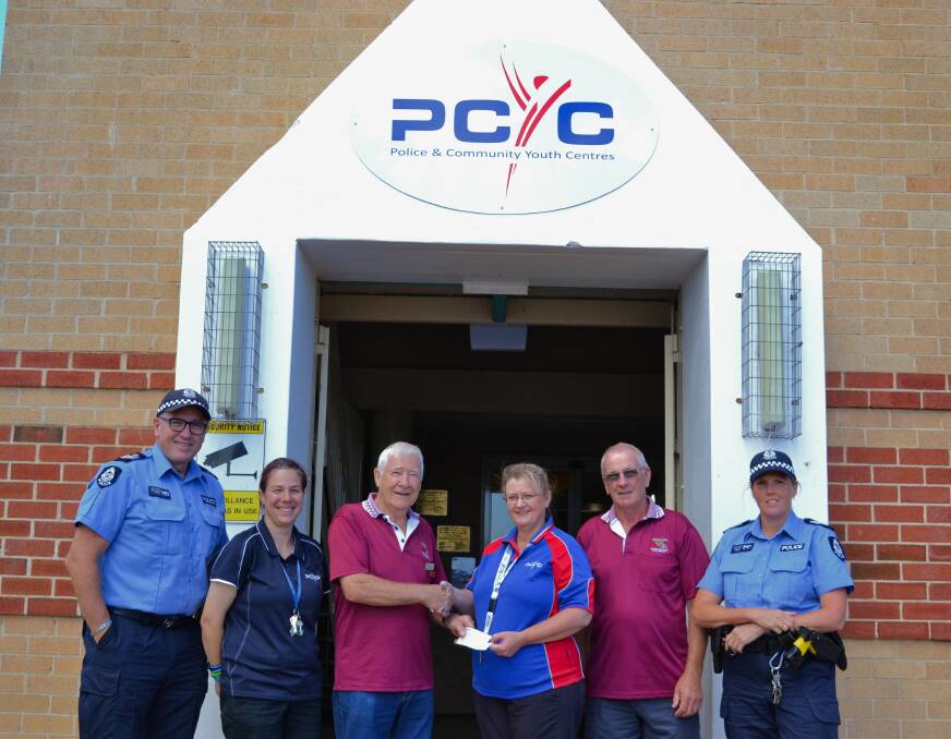 The Collie Veteran Car Club made a generous donation to the Collie Police Community and Youth Centre's Project Kitchen on Thursday, February 7. Photo: Breeanna Tirant