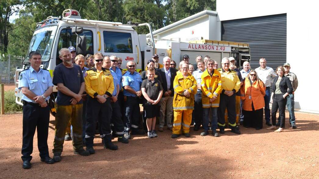 Emergency Services minister Francis Logan visited the Allanson Fire Brigade meeting back in April. Photo: Breeanna Tirant. 