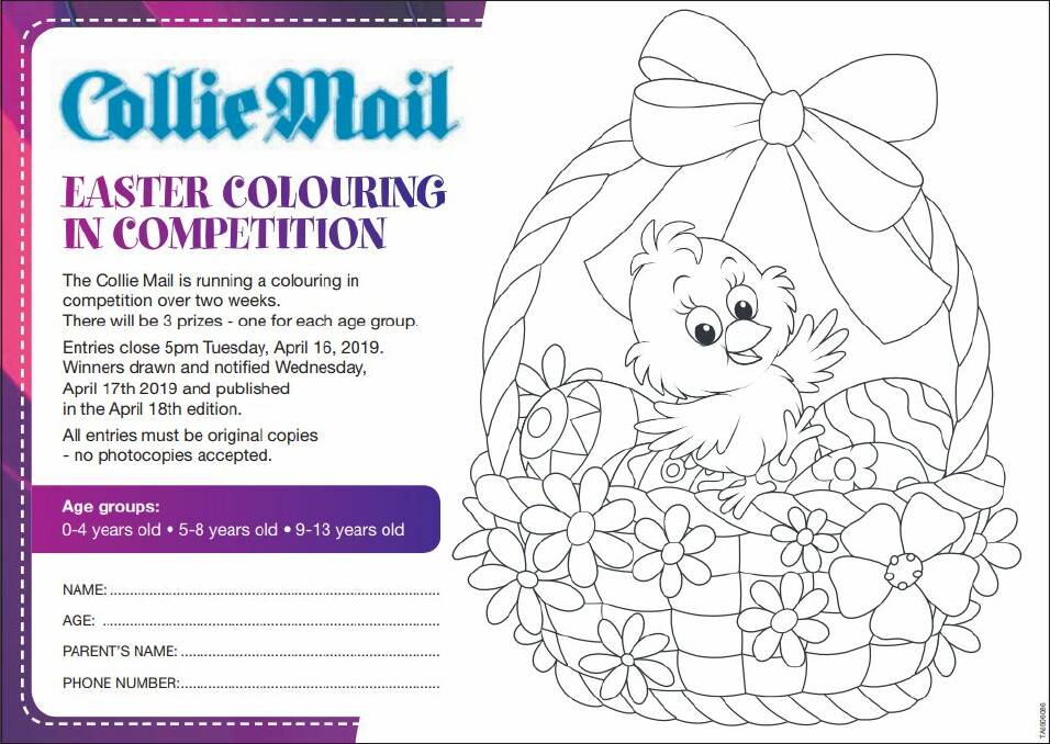 Easter colouring in competition