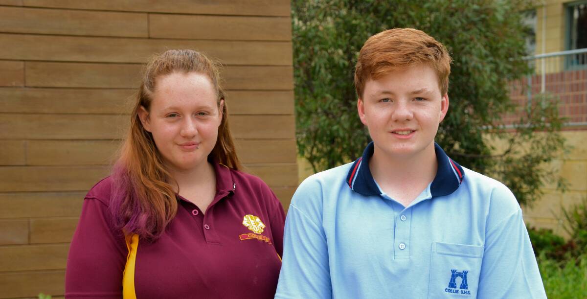 Collie Leos Club president Blayne Emmett and vice president Dana Coomber said the new counselling service for youth would be great to bridge the gap and support those in need. Photo: Breeanna Tirant. 