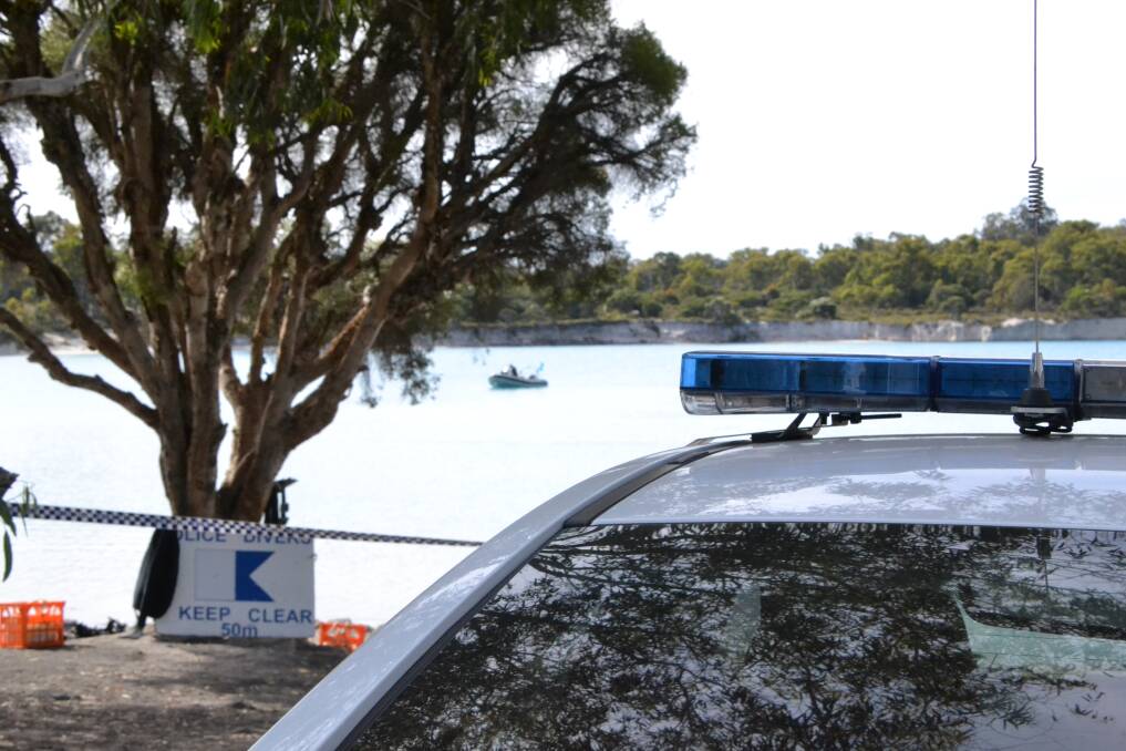 LAKE TRAGEDY: Collie Police Senior Sergeant Heath Soutar said the incident was a reminder to be constantly vigilant around the water. Photo: Breeanna Tirant. 