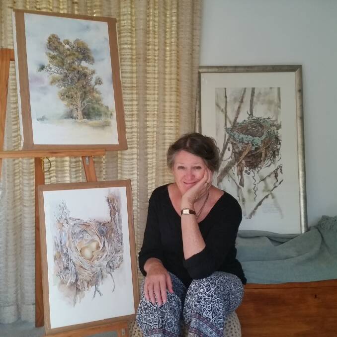 Artist Sue Kalab's exhibition, Gifts from the Bush and Beach will be showcasing at the Collie Art Gallery from July 28. Photo: supplied