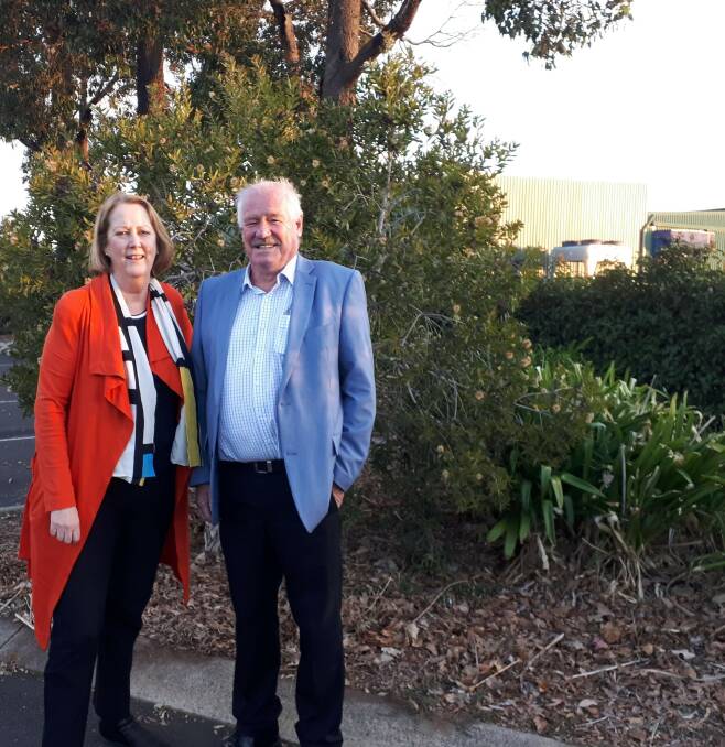 Police Minister Michelle Roberts and Collie-Preston MLA Mick Murray. Photo: Supplied