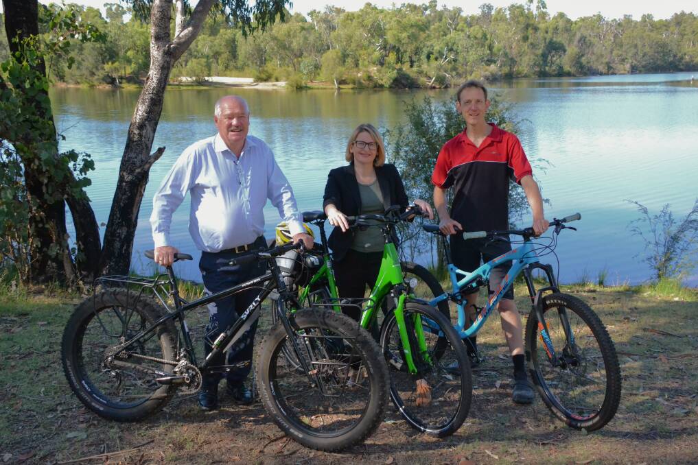 Another piece of Collie's bike trail reputation has been put together with the Shire of Collie receiving $310,000 in state government funding. Photo: Breeanna Tirant. 