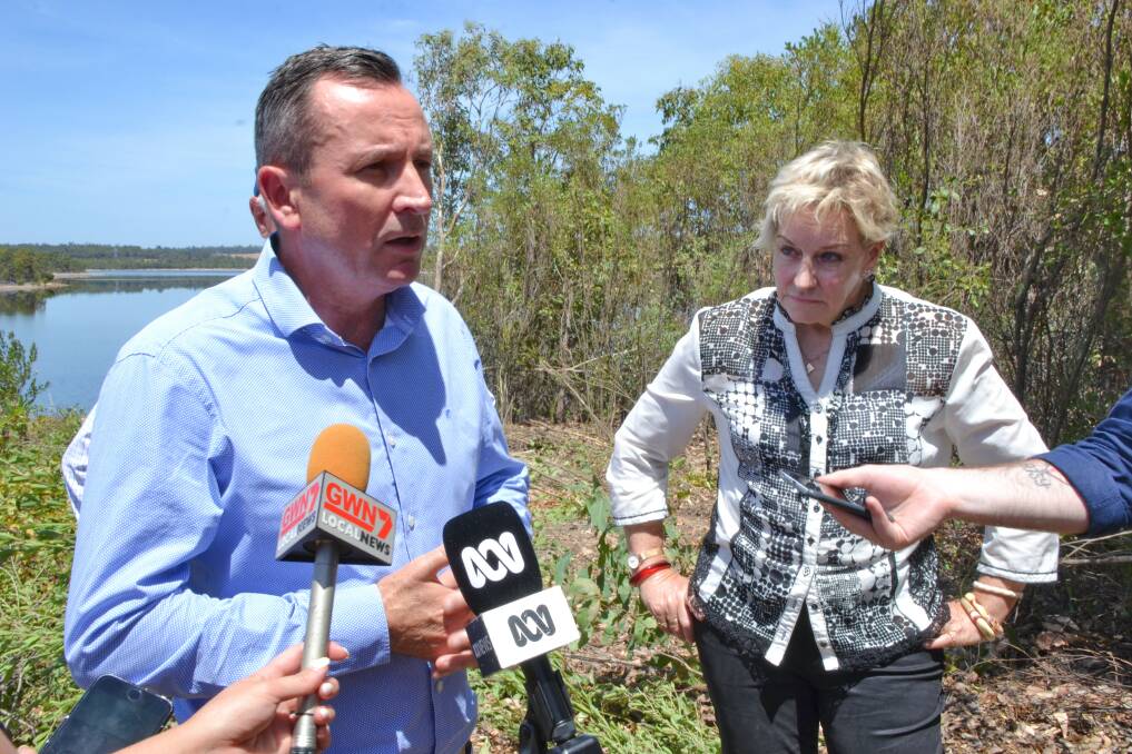 Premier Mark McGowan said he was very pleased to see Collie's Cardinal Contractors  win the contract. Photo: Breeanna Tirant. 