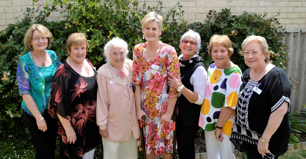 Pioneers for women: Some of Waratah's leading ladies - Dianne, Marianne, Marg, Liz, Jane, Denese and Tess. Photo: Emily Sharp. 
