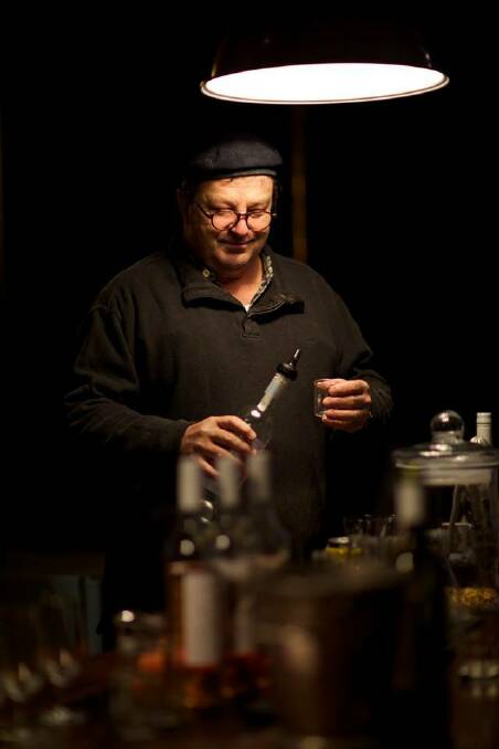 THE ARTIST: Dobson's Distillery owner Stephen Dobson at the speak easy. Photo: Josh Dobson