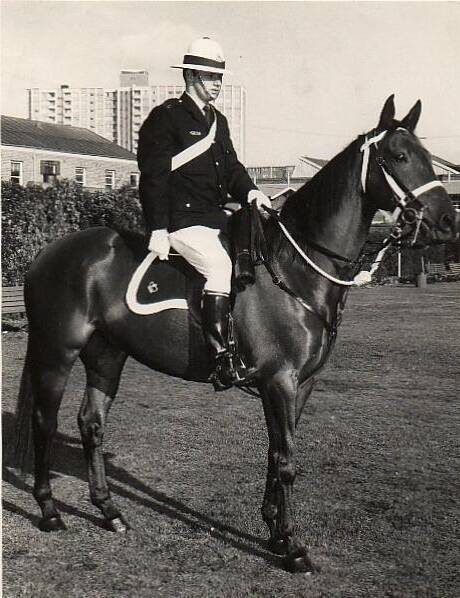 Rodney O'Regan OAM VA served in the NSW Mounted Police Unit. A few months after this photo was taken Rodney was a Sapper clearing mines, bombs and booby traps in Vietnam.