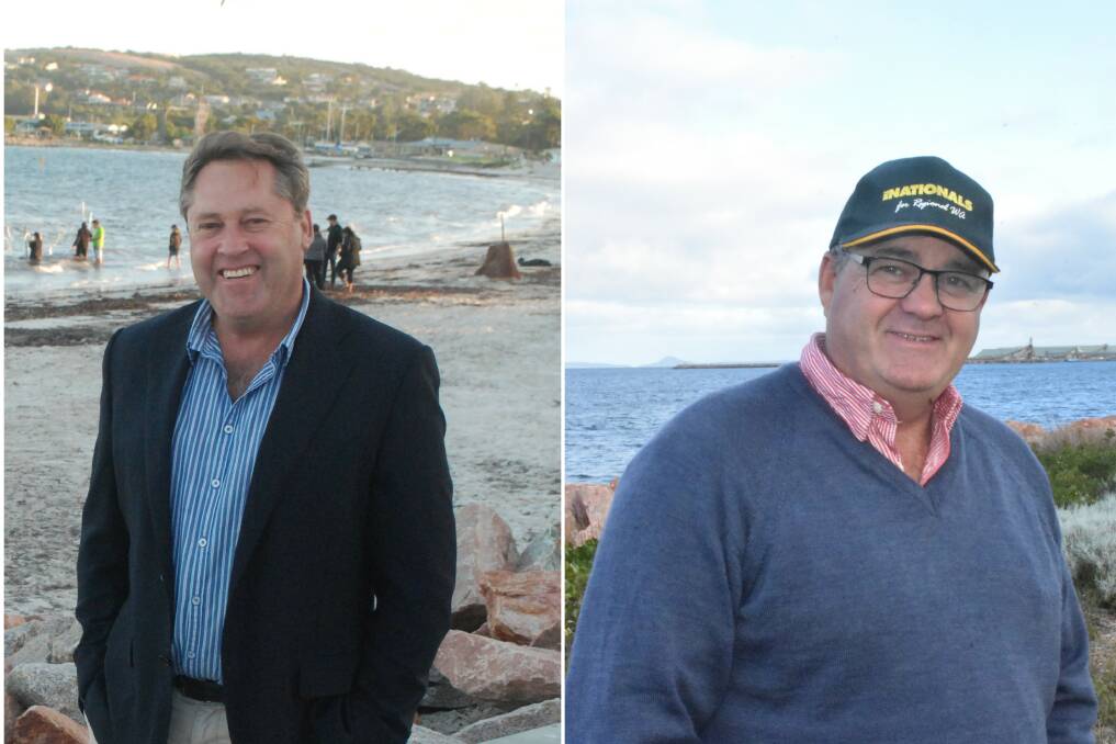 Liberal MP for O'Connor Rick Wilson (left) and Nationals candidate for O'Connor John Hassell. Photos: Supplied and Jake Dietsch. 