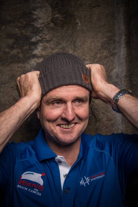 BEANIE ON: Mark Hughes. Picture: Wolter Peeters