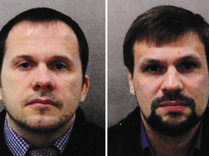 Alexander Petrov and Ruslan Boshirov are accused of the attempted murder of ex-spy Sergei Skripal