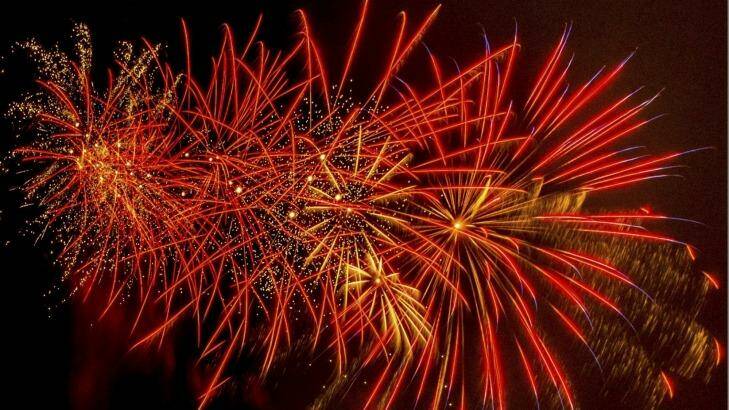 Australia Day is traditionally marked with firework displays across the nation. Photo: Chris Blunt