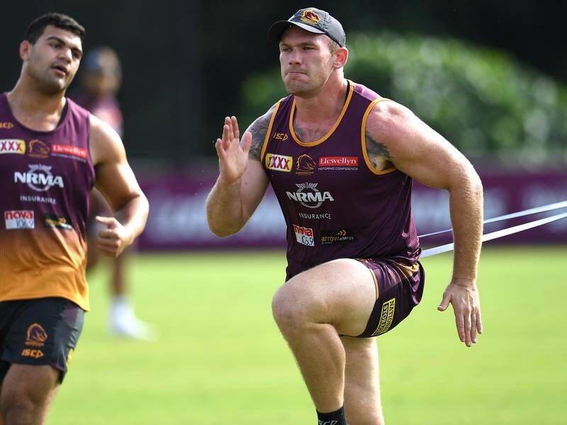Bronco Matt Lodge has been asked to run hard and straight against the Eels by coach Anthony Seibold.