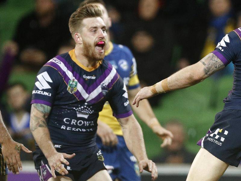 The Storm's Cameron Munster says he doesn't train to kick field goals, bar some pre-match strikes.
