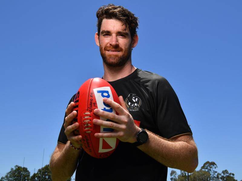 Former Magpie Tyson Goldsack has nominated for the AFL draft, two years since his last game.