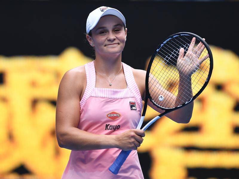 Ashleigh Barty can count on Andre Agassi's support in Melbourne.