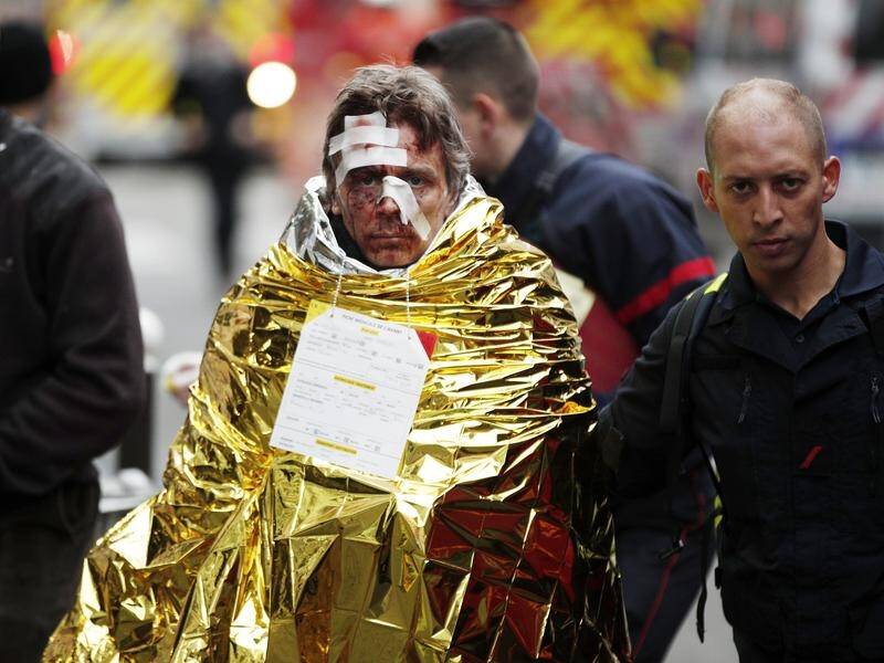 The explosion in central Paris is said to have torn apart a bakery and shattered nearby shopfronts.