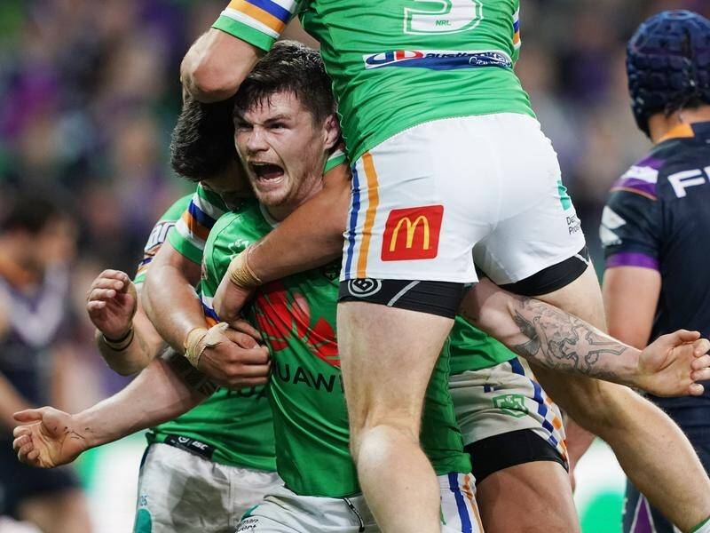 Canberra's John Bateman is one of seven English players to feature in the Raiders-Souths match.