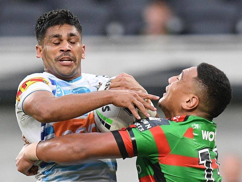 Tyrone Peachey (l) of the Titans reckons his side can make a finals run.